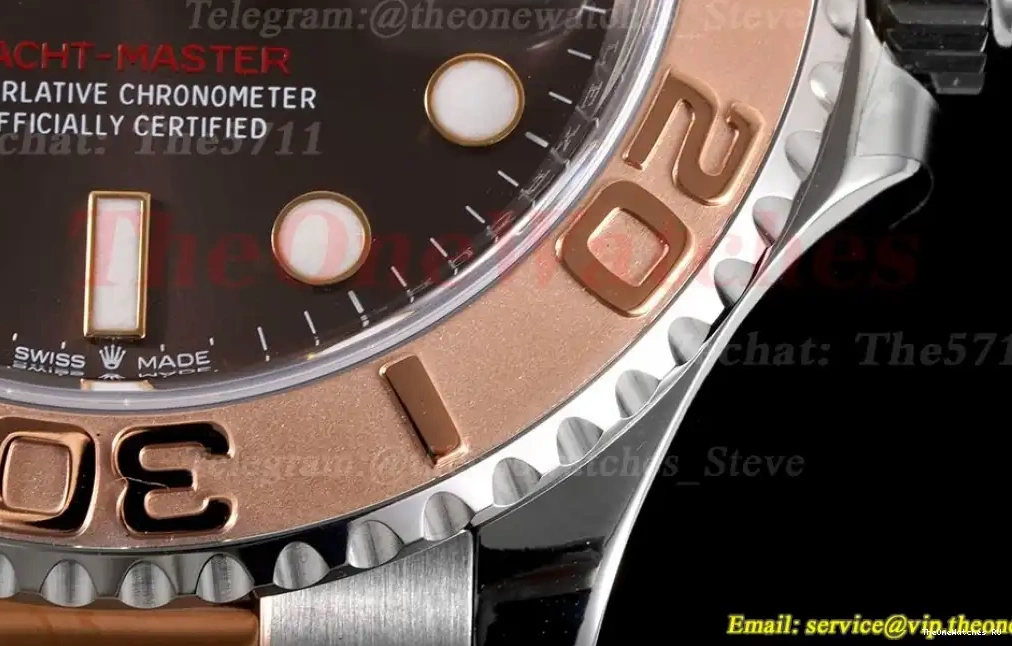 SS VSF Brown Dot 126621 40mm SS VS3235 Yacht-Master 0525